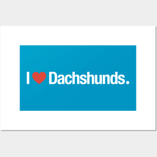 I HEART Dachshunds. Posters and Art